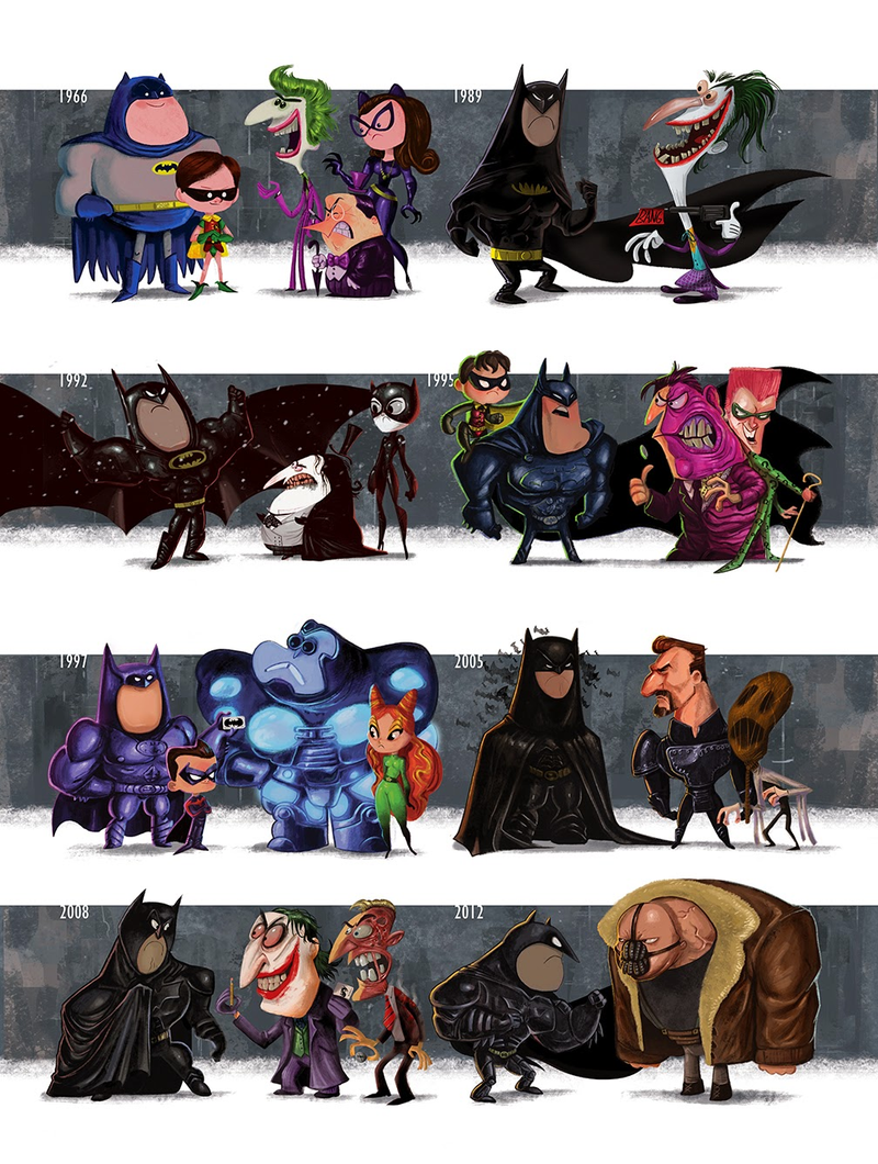 Illustration for article titled Nostalgia and Evolution Are Mashed Together In This 'Adorkable' Pop Culture Artwork